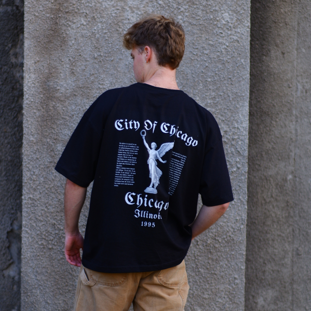 Chicago Collection Black Tee